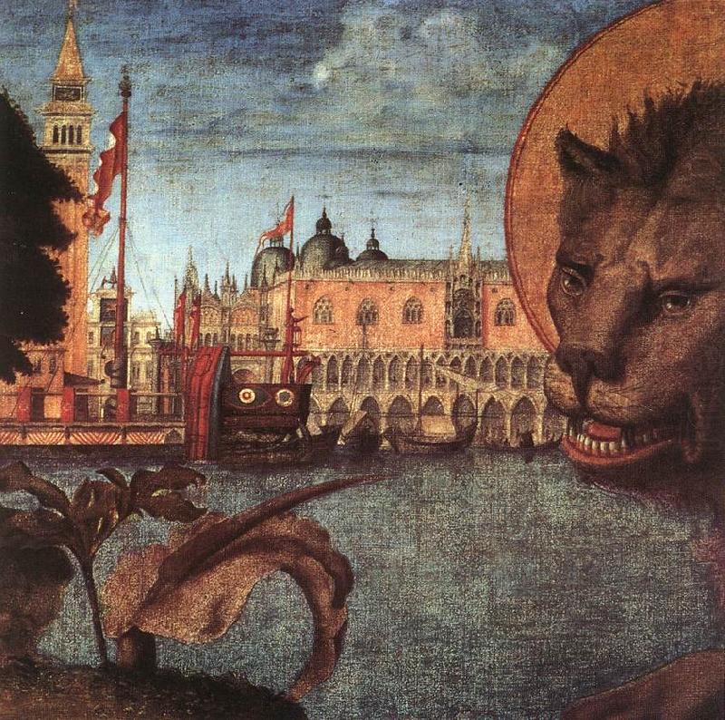 The Lion of St Mark (detail), CARPACCIO, Vittore